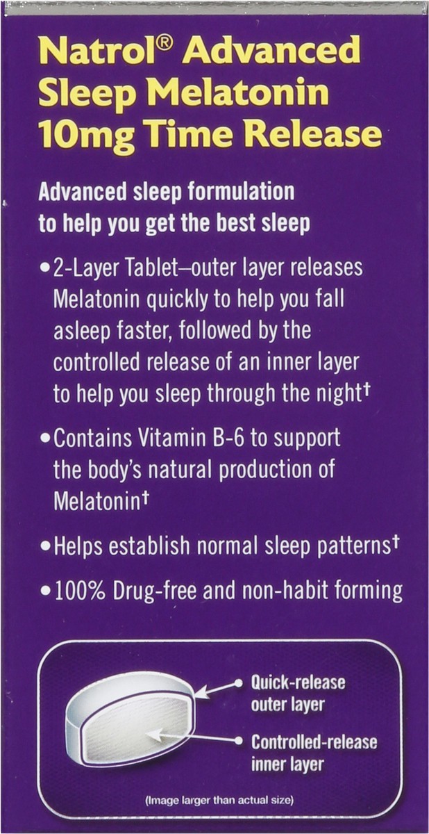slide 7 of 9, Natrol Melatonin Advanced Sleep Tab, 1 ct
