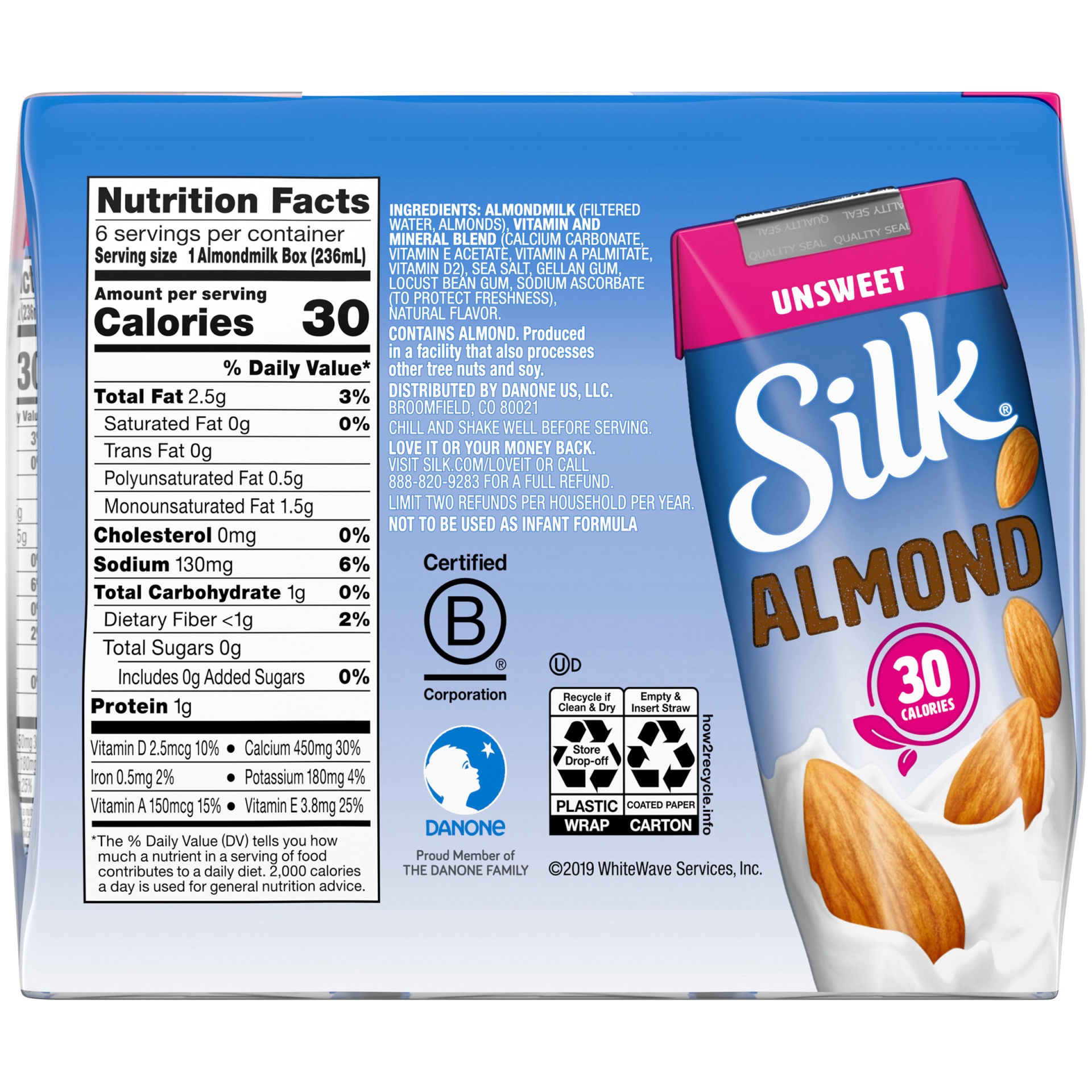 silk-almond-milk-unsweetened-nutrition-label-besto-blog