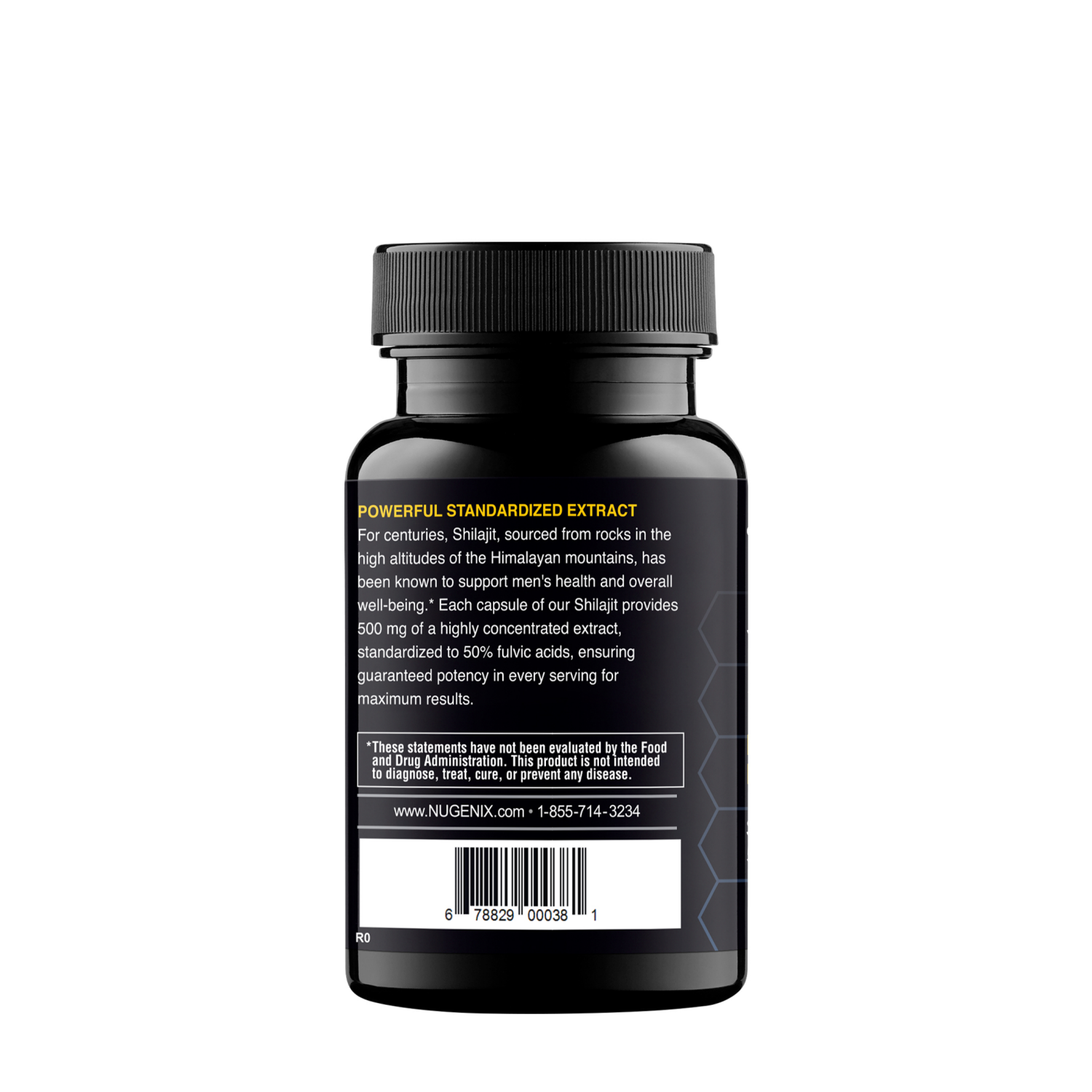 slide 2 of 4, Nugenix 500 mg Shilajit 60 Capsules, 60 ct