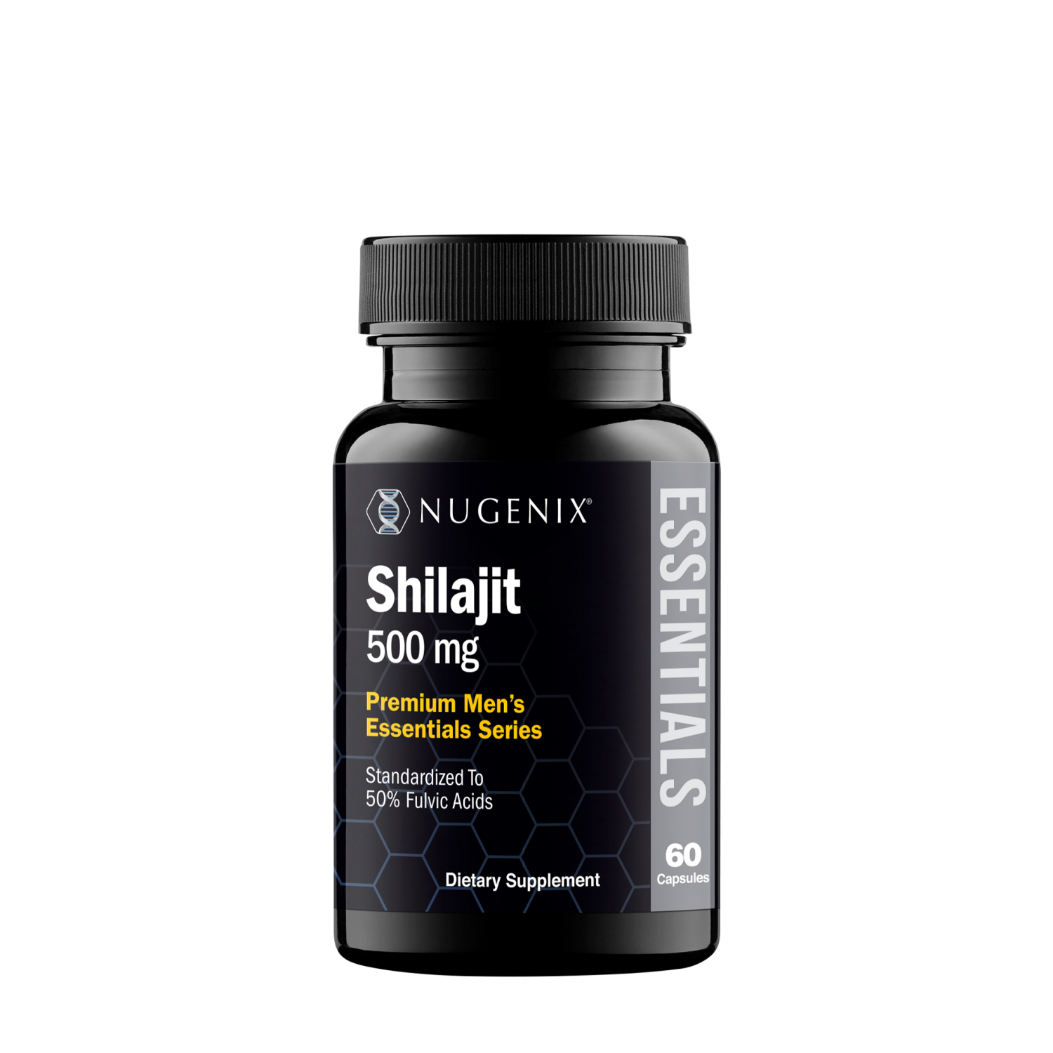 slide 1 of 4, Nugenix 500 mg Shilajit 60 Capsules, 60 ct