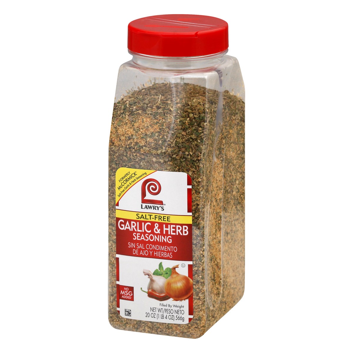 slide 7 of 13, Lawry's Salt Free Garlic & Herb Seasoning, 20 oz, 20 oz