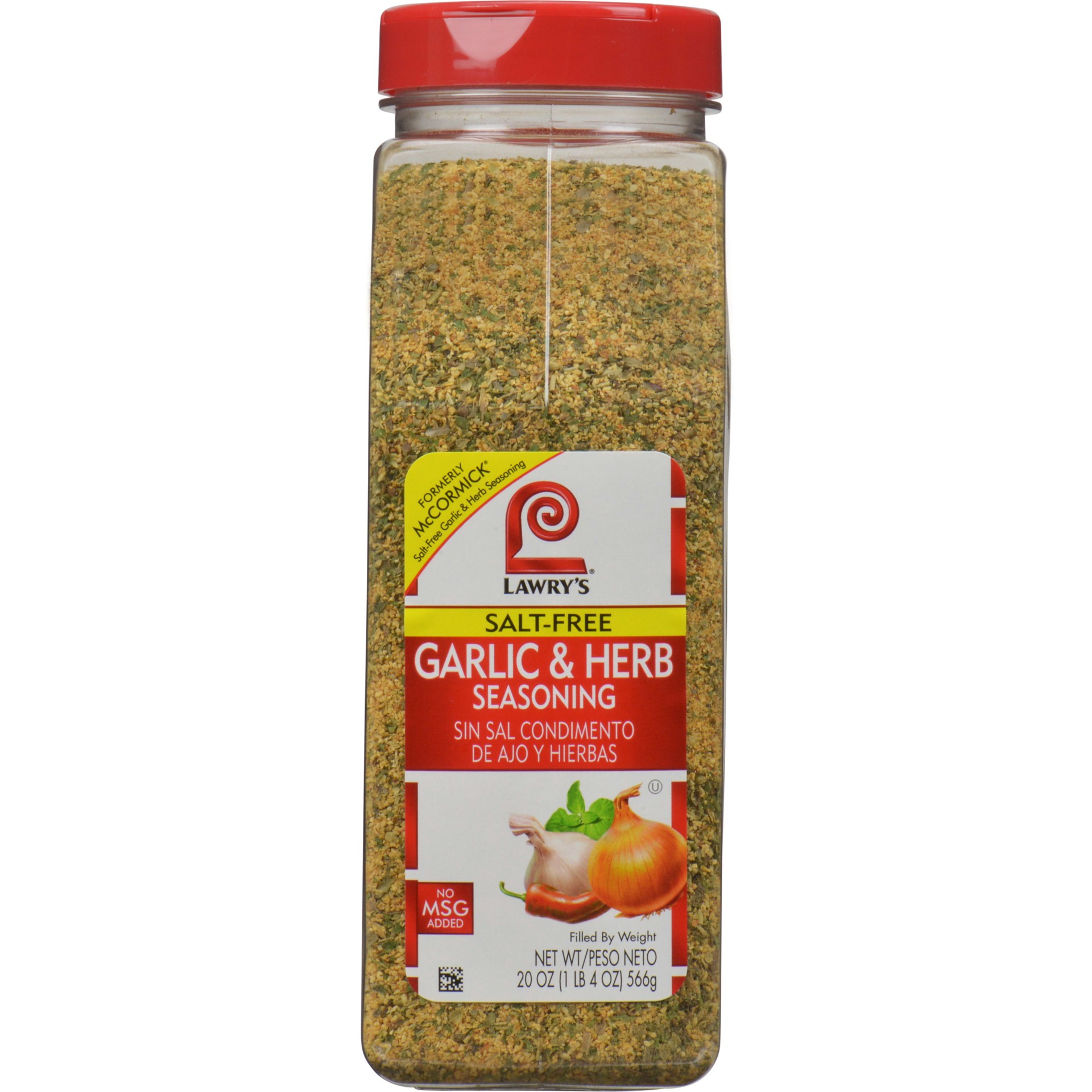 slide 1 of 13, Lawry's Salt Free Garlic & Herb Seasoning, 20 oz, 20 oz