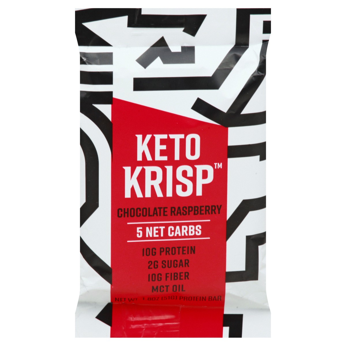 slide 13 of 13, Keto Crisp Choc Raspberry Keto Bar, 1.8 oz