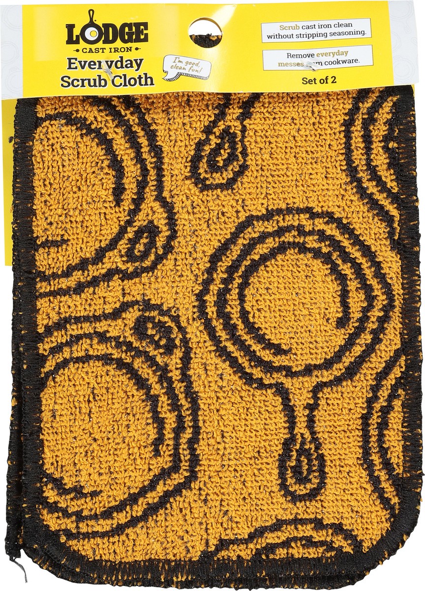 slide 4 of 10, Lodge Cast Iron Everyday Scrub Cloth 1 ea, 1 ct