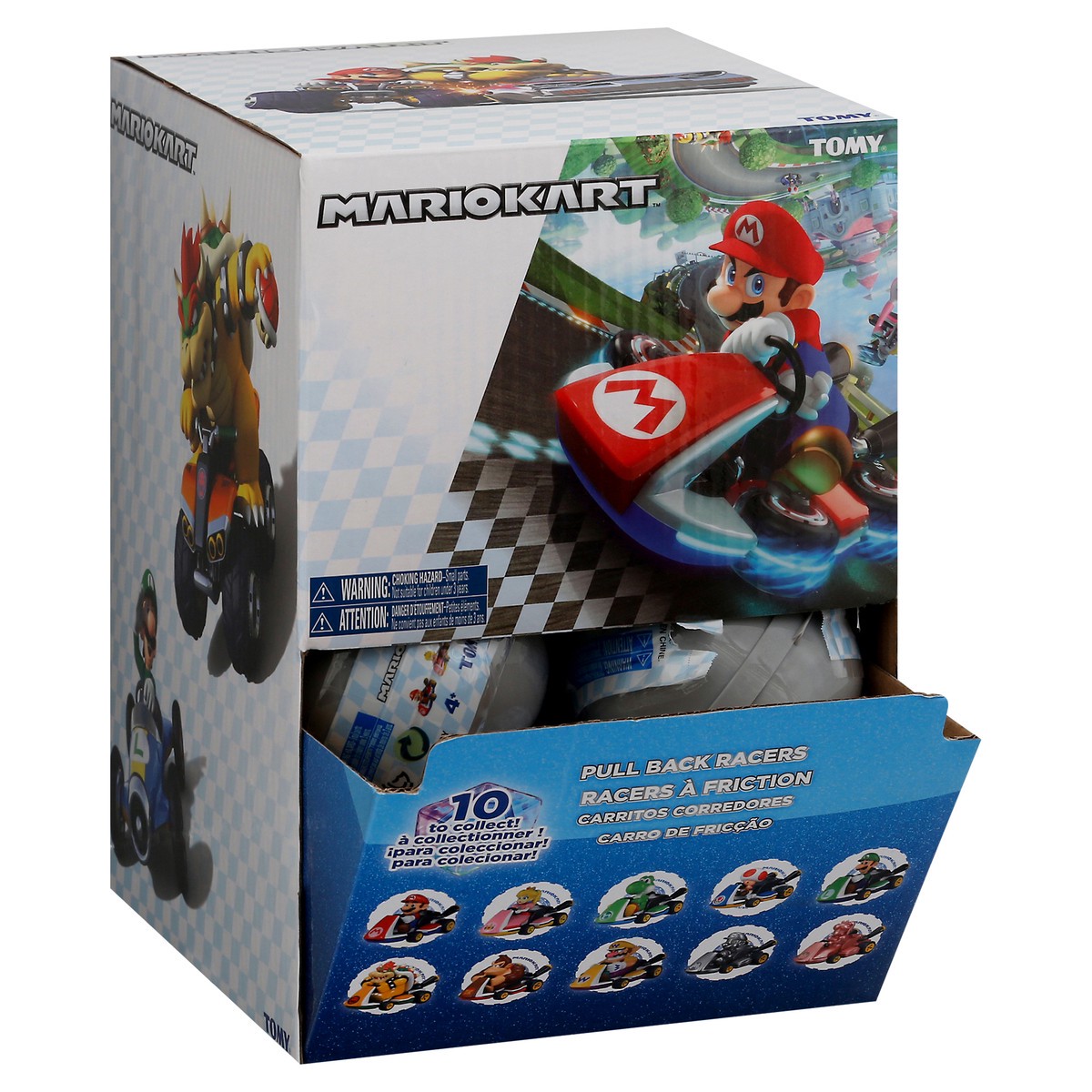slide 6 of 9, Mario Kart Pull Back Racers Toy 1 ea Tray, 1 ea