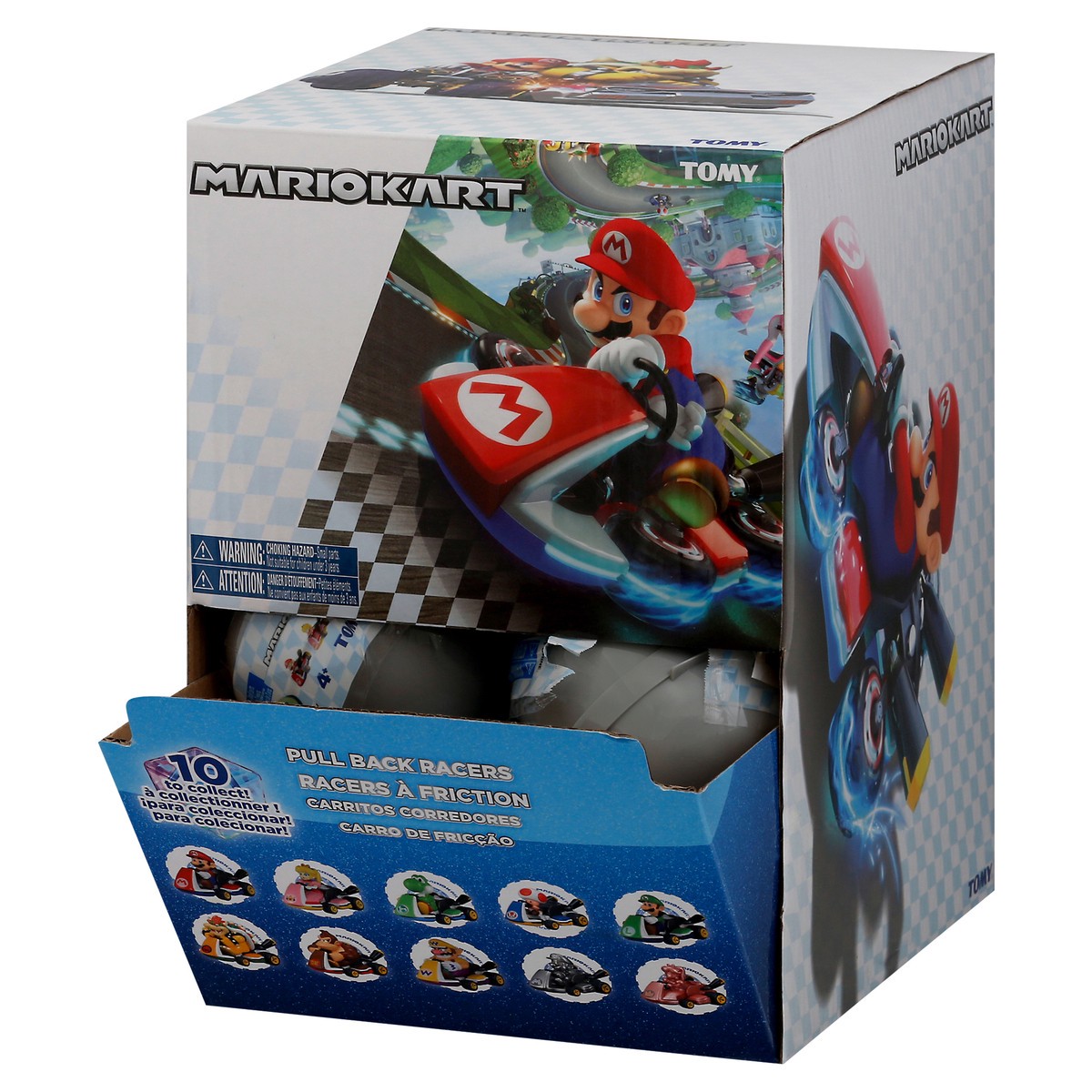 slide 4 of 9, Mario Kart Pull Back Racers Toy 1 ea Tray, 1 ea