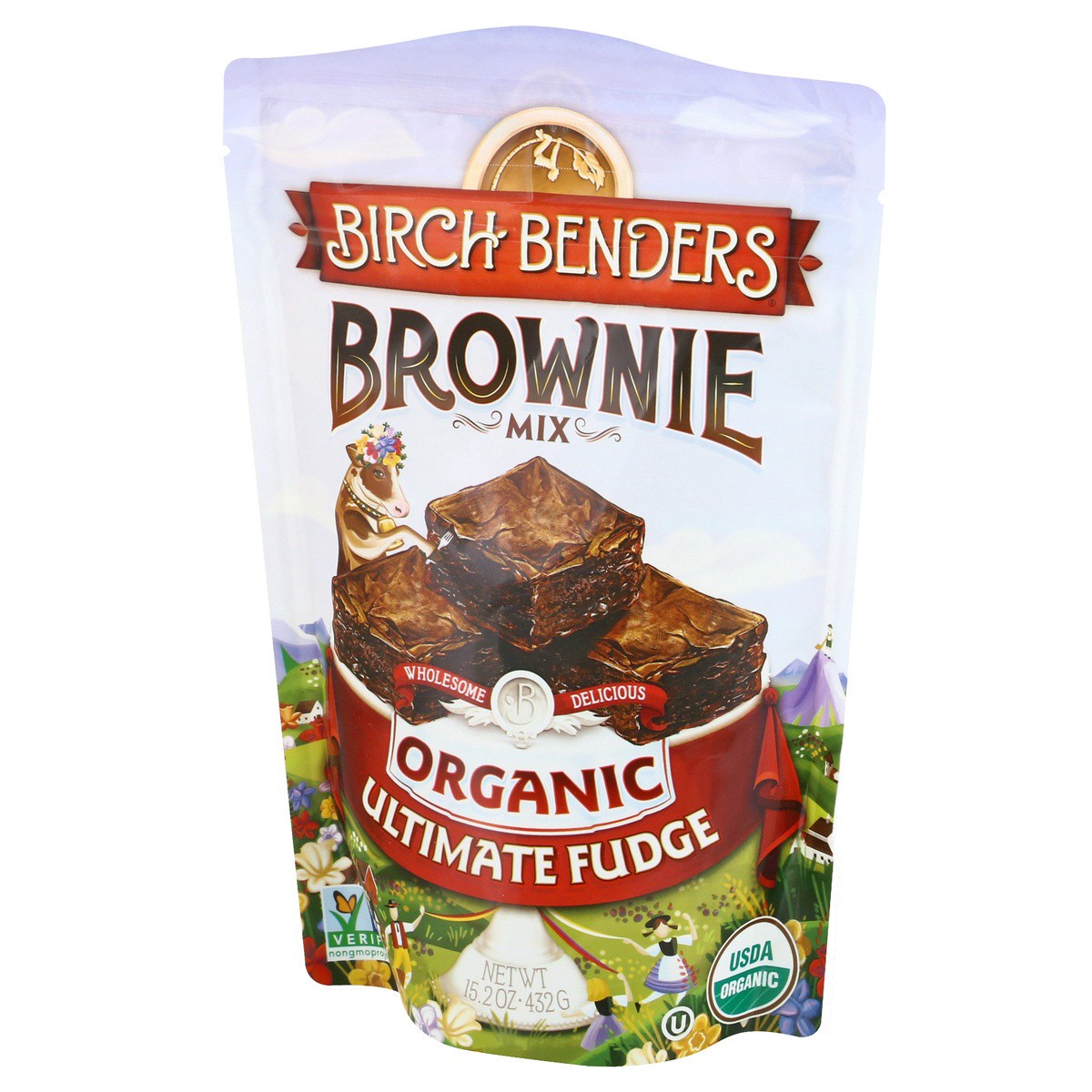slide 3 of 9, Birch Benders Organic Ultimate Brownie Mix, 15.2 oz