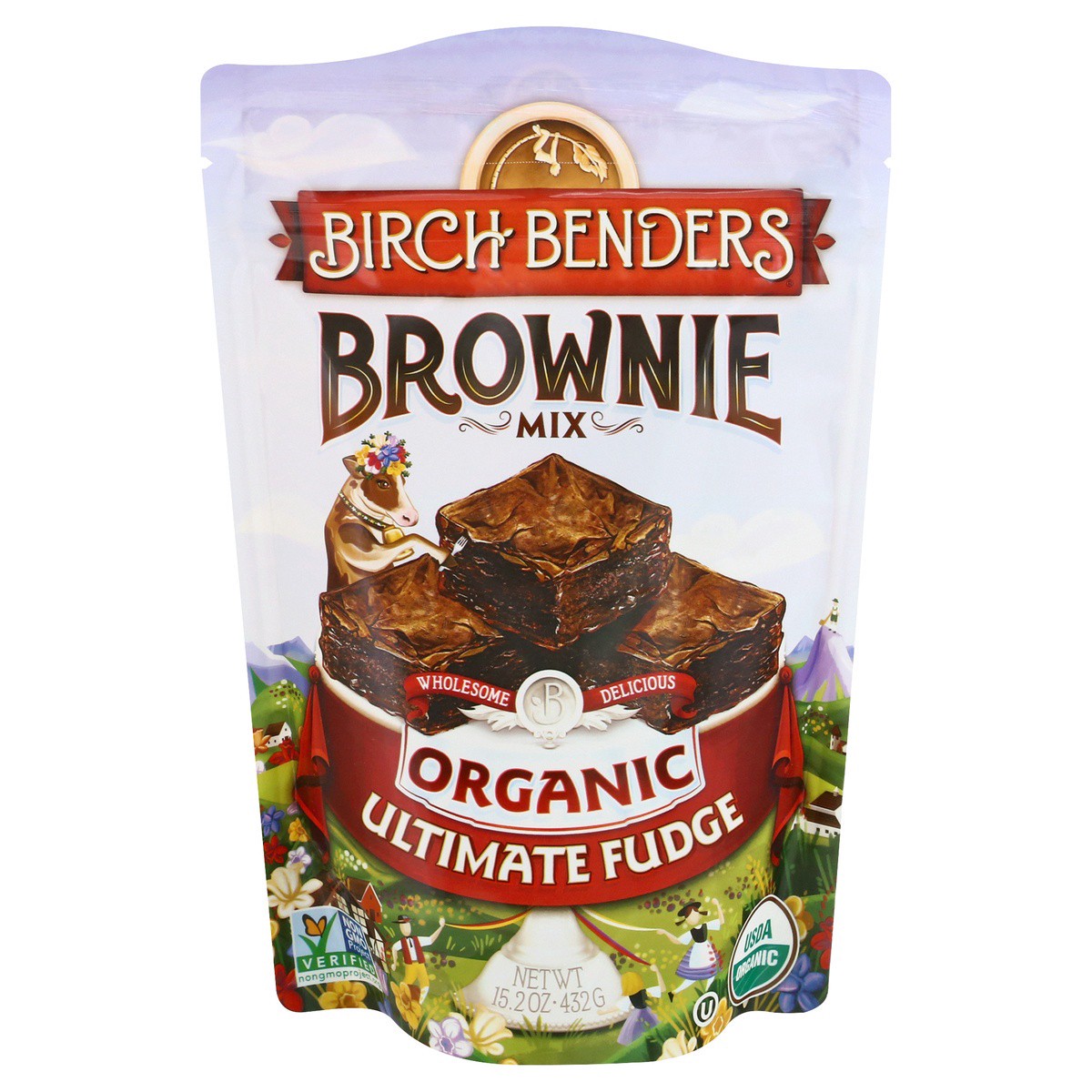 slide 1 of 9, Birch Benders Organic Ultimate Brownie Mix, 15.2 oz