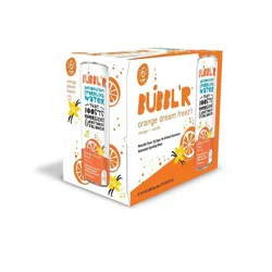 Bubbl'r Orange Dream Freez'r Antioxidant Sparkling Flavored Water - 6 pk / 12 oz Cans