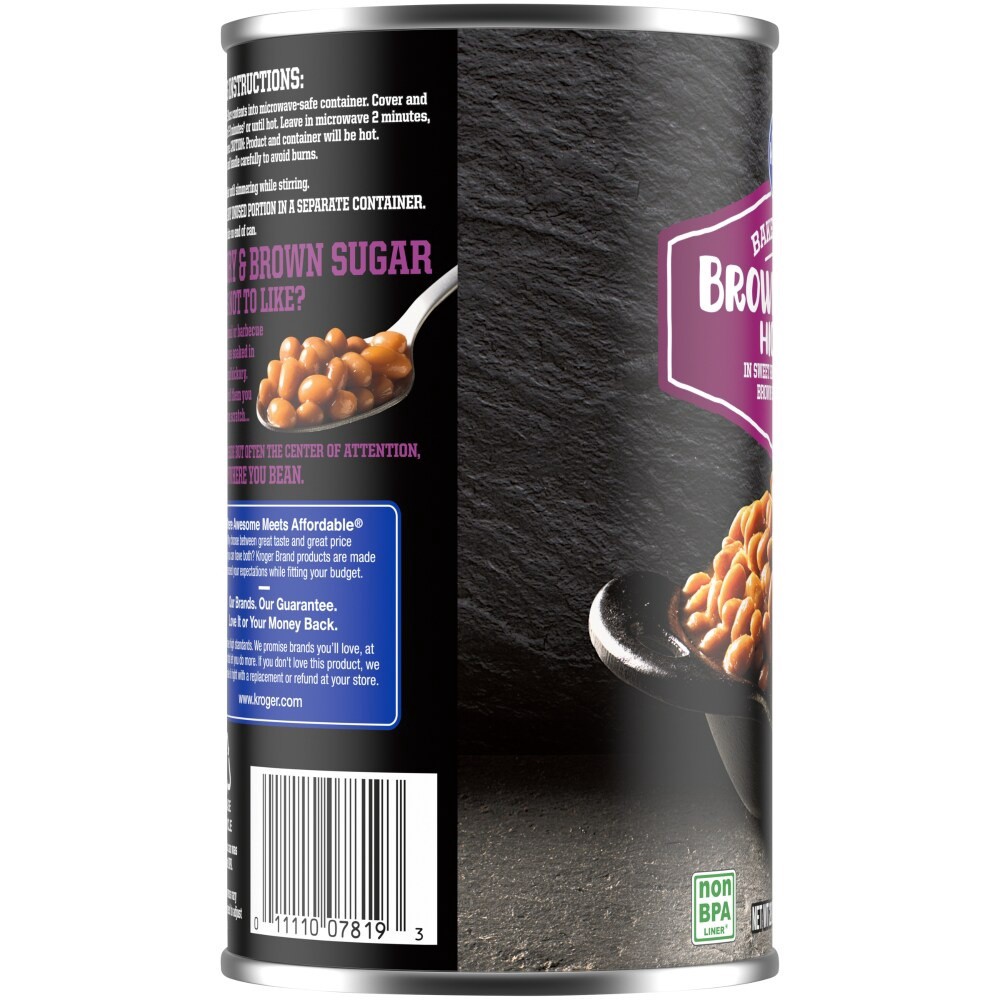 slide 1 of 3, Kroger Brown Sugar Hickory Baked Beans, 28 oz