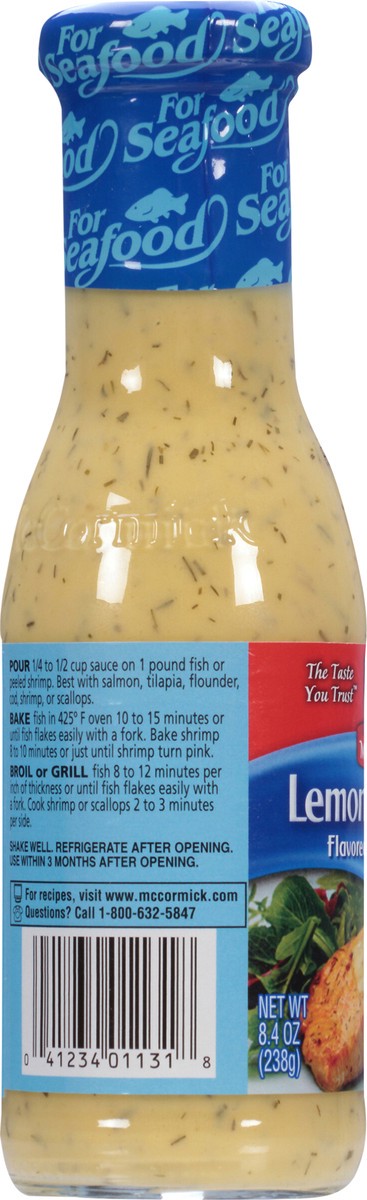 slide 4 of 7, McCormick Golden Dipt Lemon Butter Dill Sauce, 8.4 oz, 8.4 oz