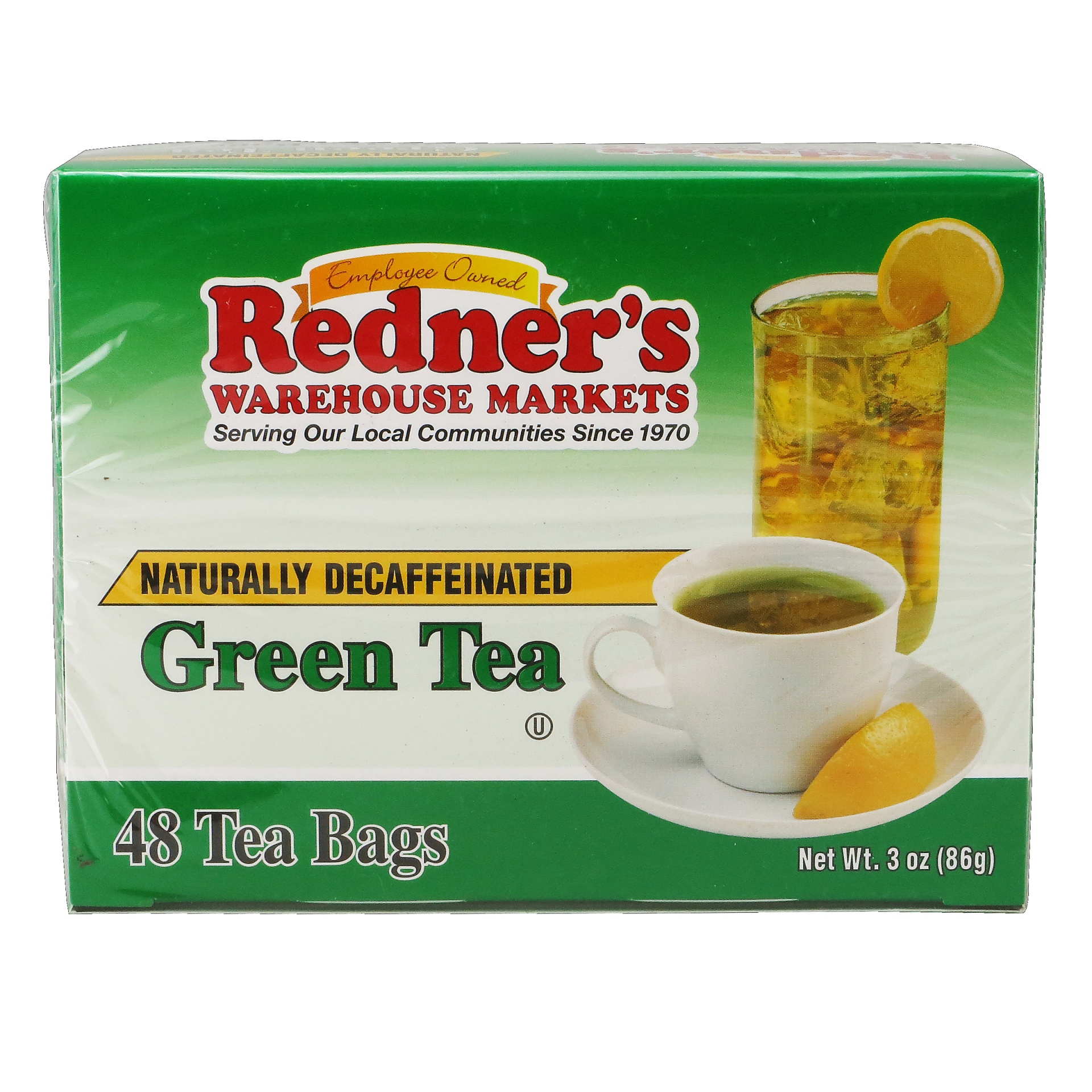 slide 1 of 1, Rwm Green Decaf Tea Bags - 48 ct, 48 ct