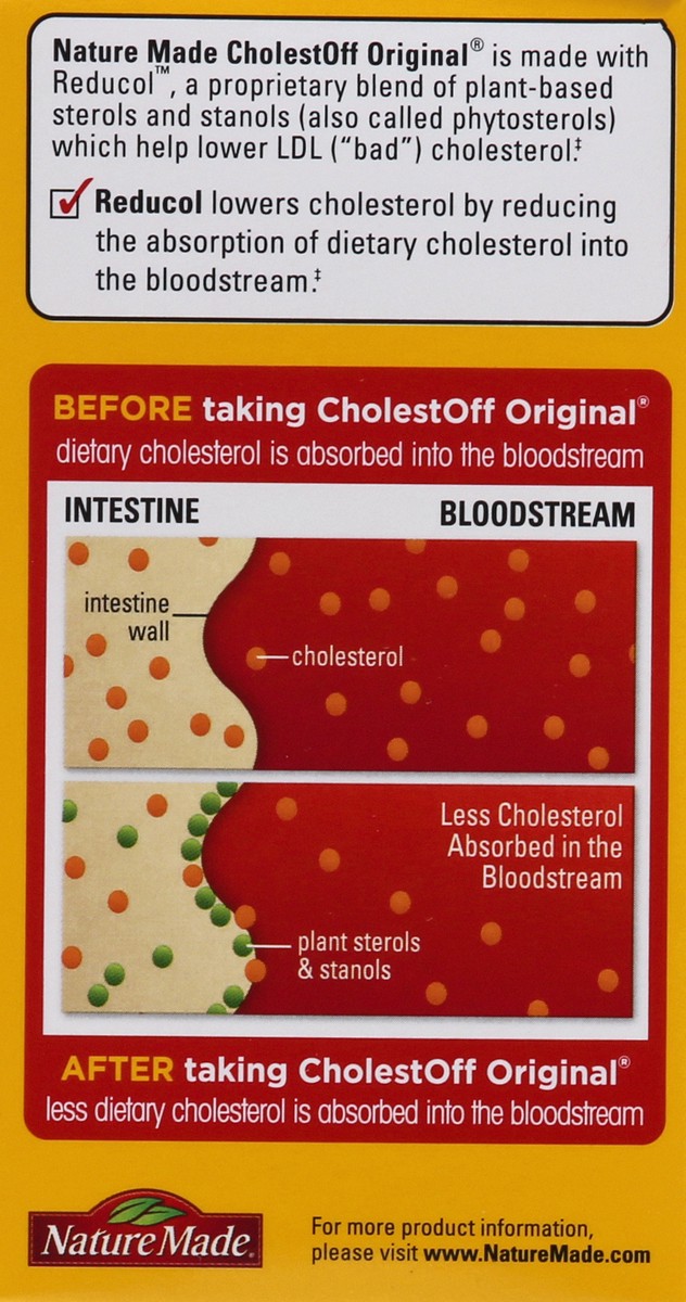 slide 5 of 9, Nature Made Original Caplets CholestOff 60 ea, 60 ct