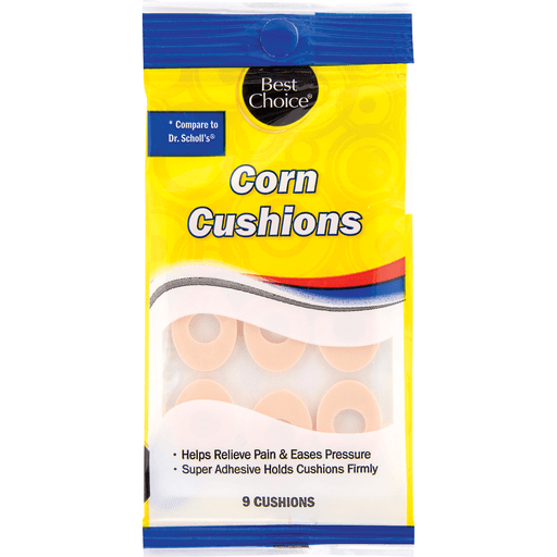 slide 1 of 1, Best Choice Soft Corn Cushion Pads, 9 ct