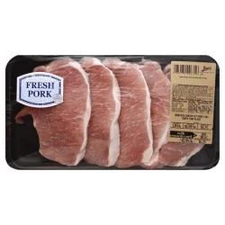 Family Pack Boneless Thin Sliced Pork Chops