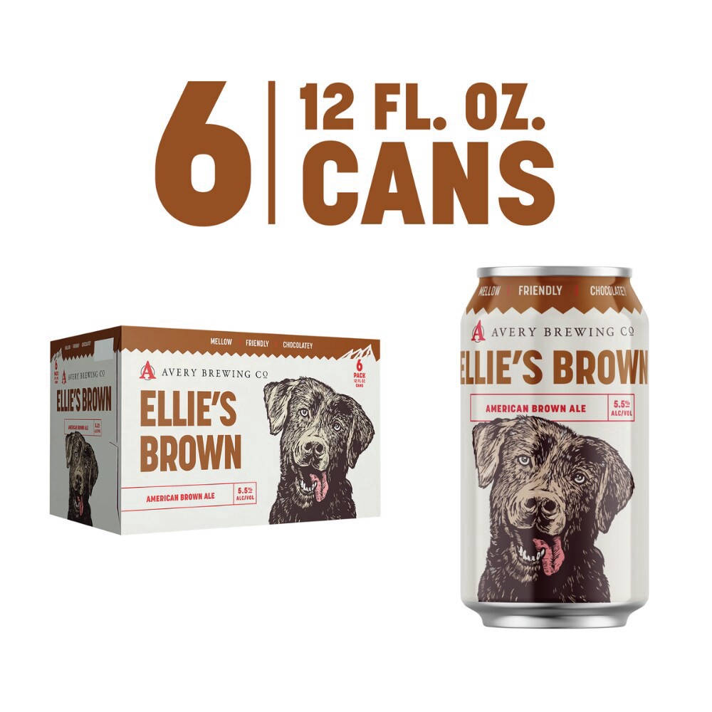 slide 1 of 4, Avery Ellies Brown Ale, 6 ct; 12 oz