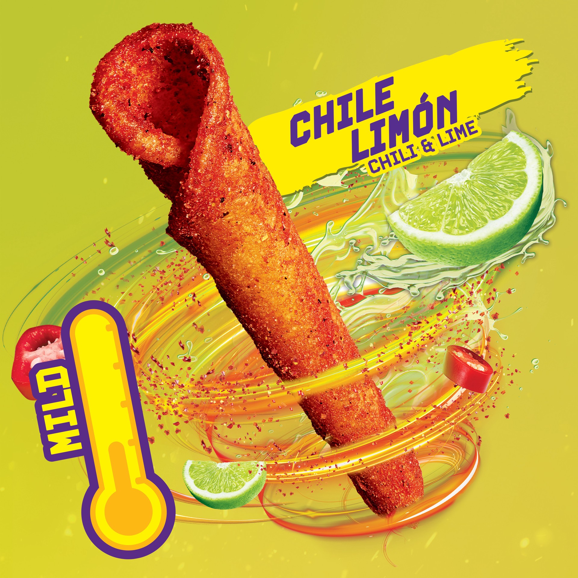 slide 5 of 5, Takis Chile Limon, 9 oz