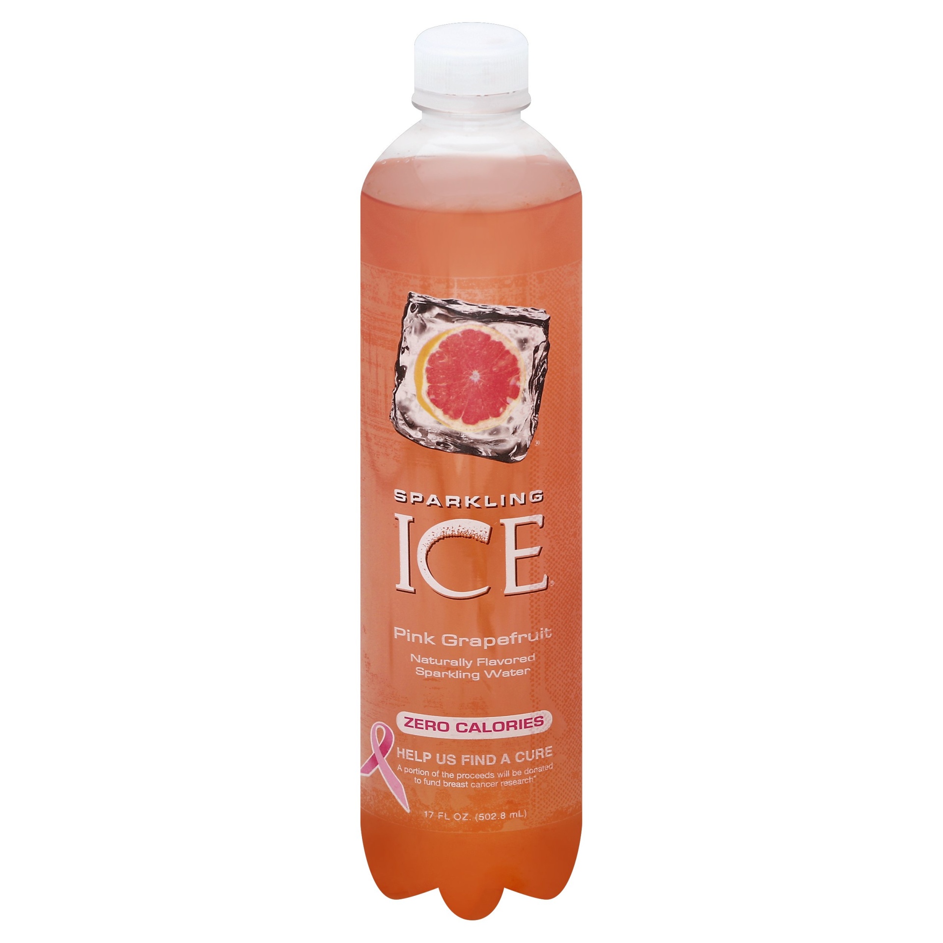 slide 1 of 6, Sparkling ICE Pink Grapefruit Bottle, 17 fl oz