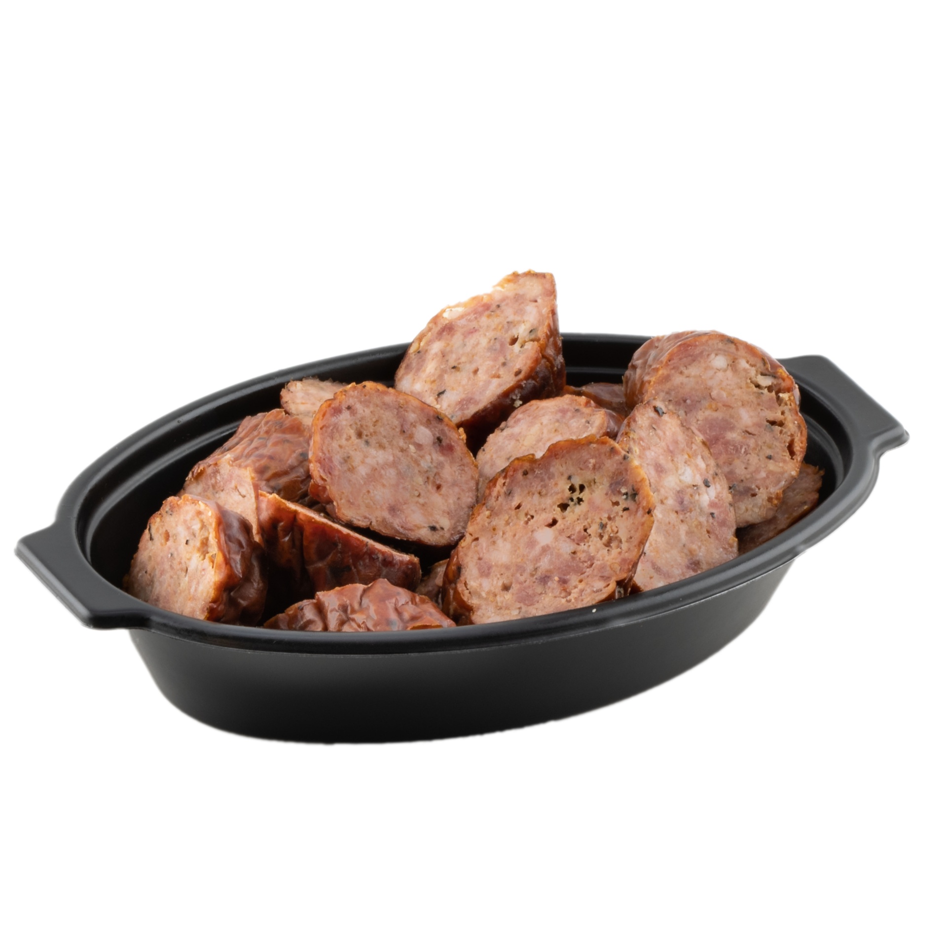 slide 1 of 1, Bob's Smokehouse Sliced Plain Smoked Sausage, per lb