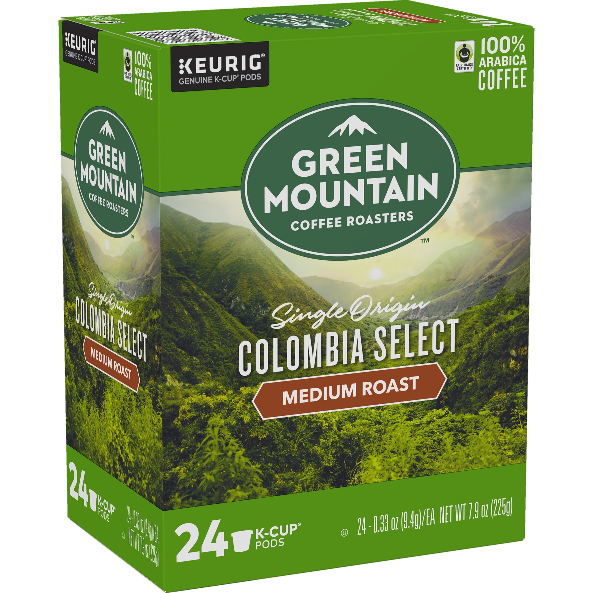 slide 5 of 5, Green Mountain Coffee Roasters Colombia Select Coffee, Keurig Single-Serve K-Cup Pods, Medium Roast Coffee, 24 Count, 24 ct