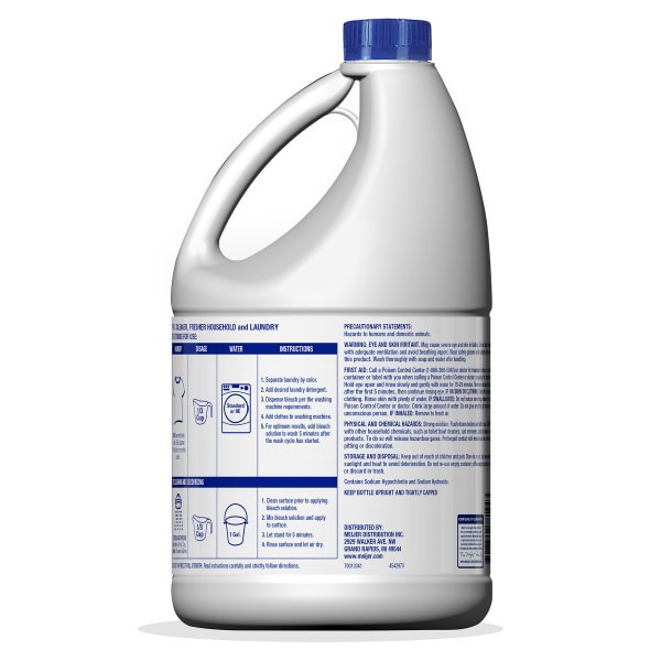 slide 9 of 13, Meijer Low Splash Bleach, Fresh Meadow Scent, 81 oz