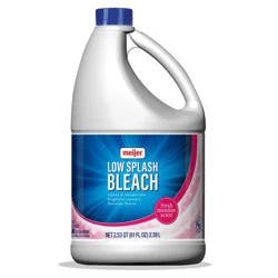 Meijer Low Splash Bleach, Fresh Meadow Scent