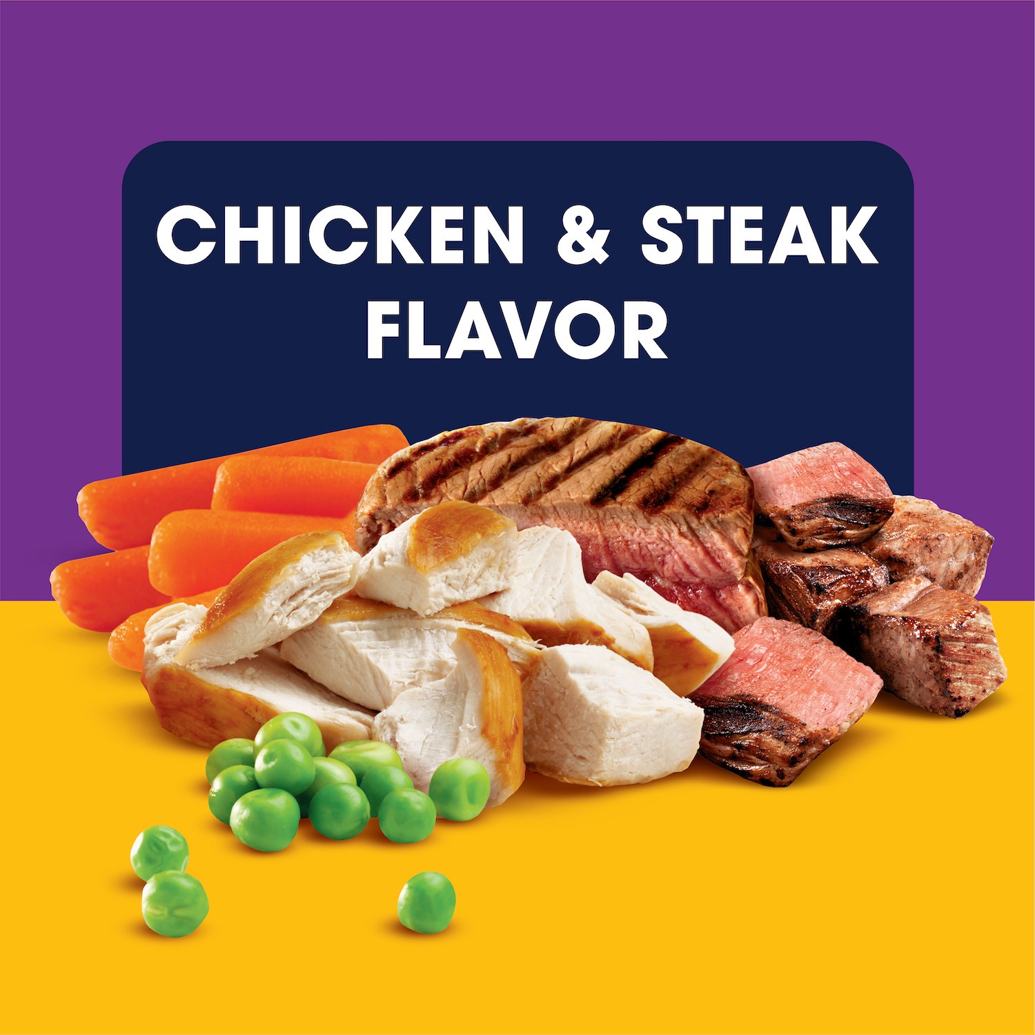 slide 3 of 5, Pedigree Small Dog with Tender Bites Chicken & Steak Flavor Dog Food 56 oz, 56 oz