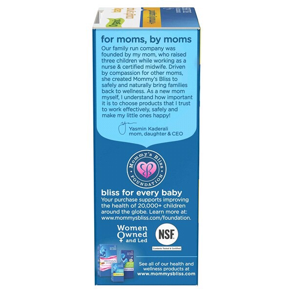 slide 4 of 13, MOMMYS BLISS Baby Organic Cough Syrup + Immunity Boost Day Time, 25 servings, 1.67 fl oz