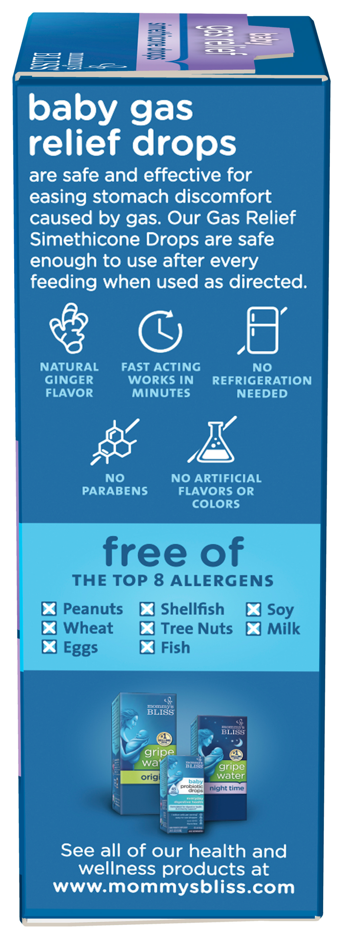 slide 3 of 3, Mommy's Bliss Newborn+ Drops Simethicone/Antigas Baby Gas Relief 1 fl oz, 1 fl oz