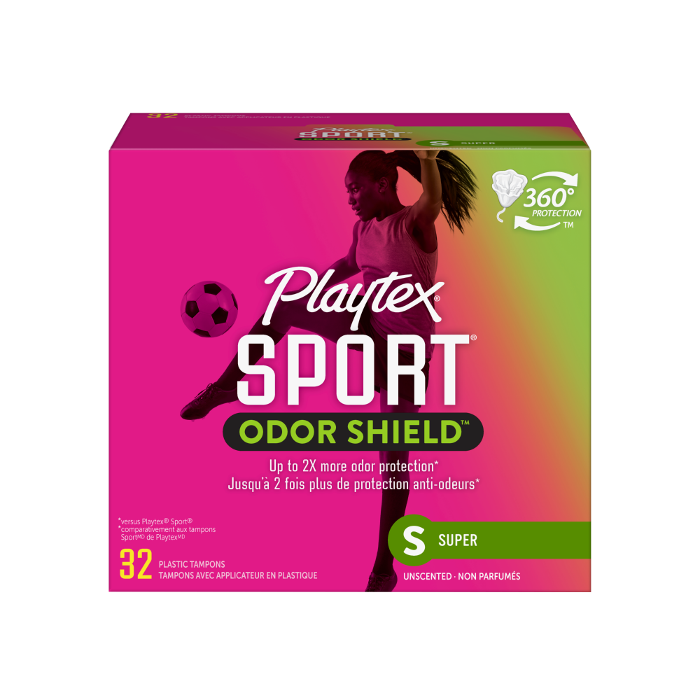 slide 1 of 1, Playtex Sport Fresh Balance Super Absorbency Scented Tampons, 32 ct