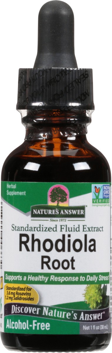 slide 6 of 14, Nature's Answer Rhodiola Root Standardized Fluid Extract 1 fl oz, 1 fl oz