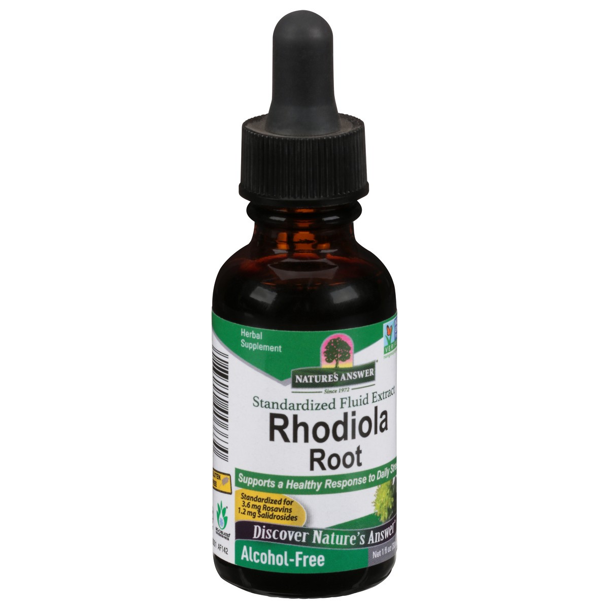 slide 10 of 14, Nature's Answer Rhodiola Root Standardized Fluid Extract 1 fl oz, 1 fl oz