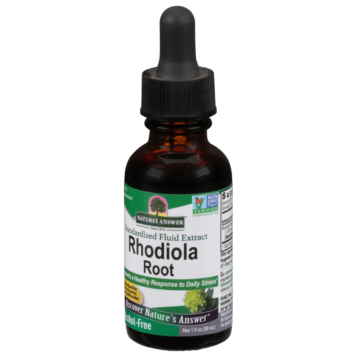 slide 5 of 14, Nature's Answer Rhodiola Root Standardized Fluid Extract 1 fl oz, 1 fl oz