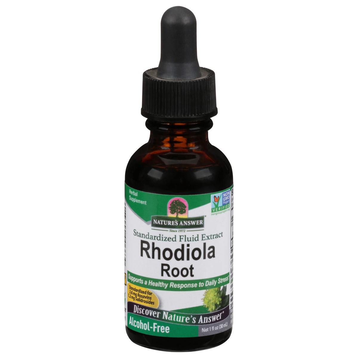 slide 9 of 14, Nature's Answer Rhodiola Root Standardized Fluid Extract 1 fl oz, 1 fl oz