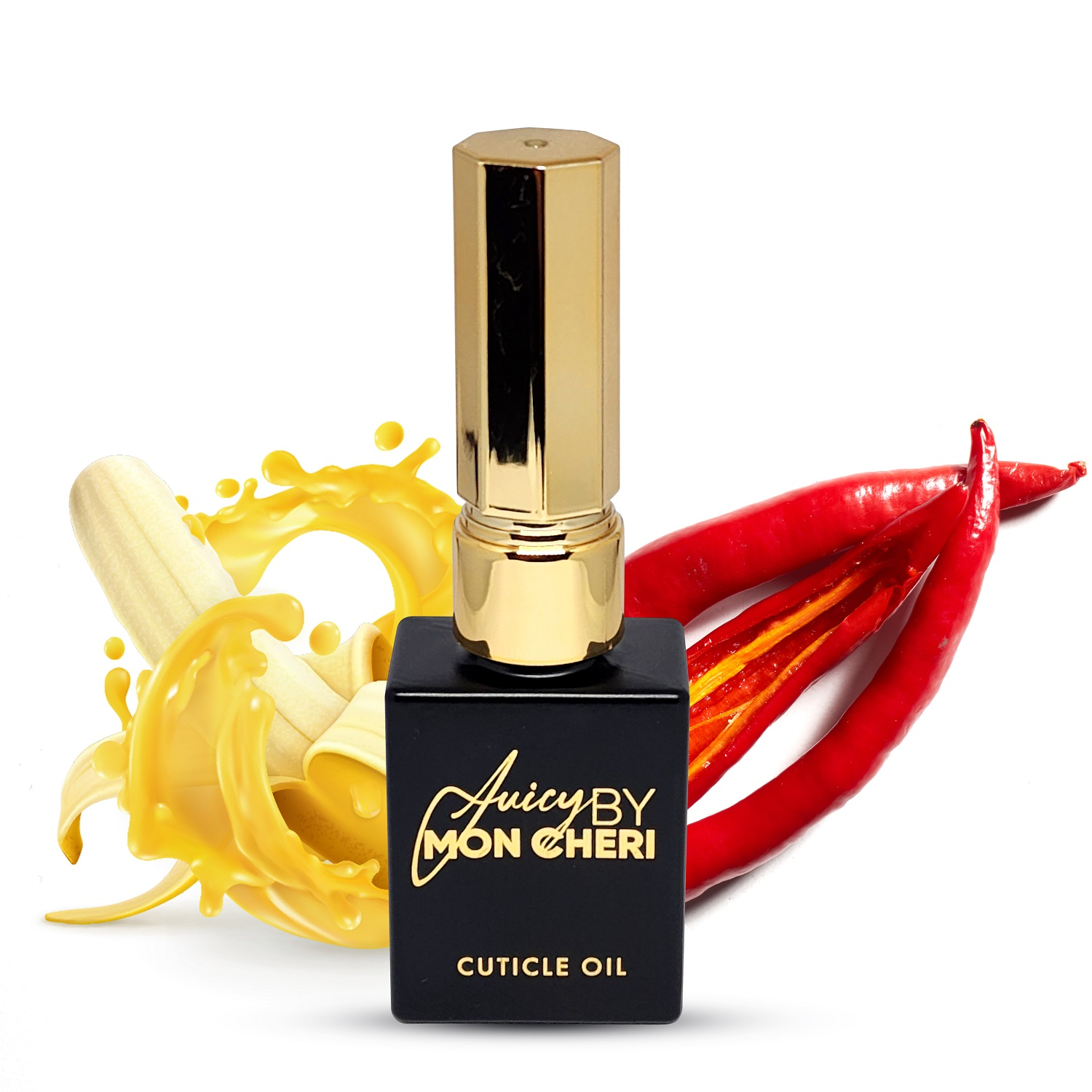 slide 1 of 1, JBMC Cuticle Oil Red Hot Banana Gold 10ml, 10 ml