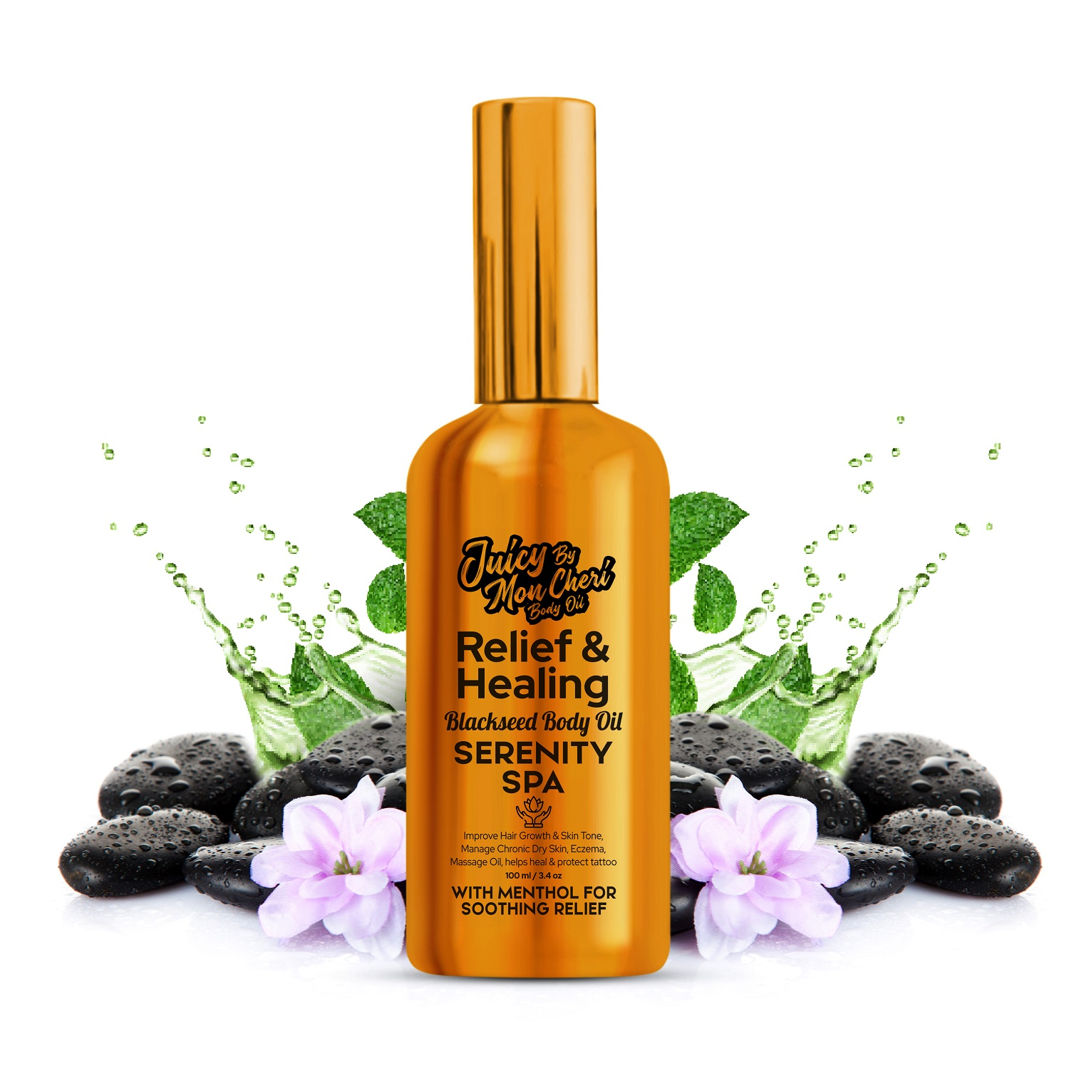 slide 1 of 1, JBMC Body Oil Spray Serenity Spa 3.4oz, 3.4 oz