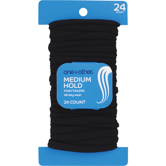 slide 1 of 1, ONE+OTHER 24Pk Hosiery Ponytailers, 24 ct