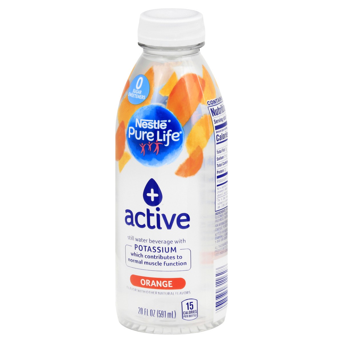 slide 7 of 13, Nestlé Pure Life + Active Orange Water Beverage 20 oz, 20 oz