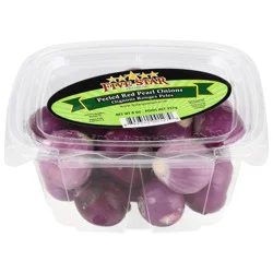 5 Star Peeled Onions Red Pearl 8 Oz - 8 Oz