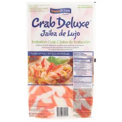 Trans Ocean Crab Deluxe Flake Imitation - 40 Oz