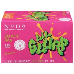NoDa Brewing Company Juicy IPA Lil Slurp Beer 6 - 12 fl oz Cans