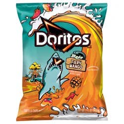 Frito Lay Doritos Baja Fiery Mango Tortilla Chips - 2.62 Oz
