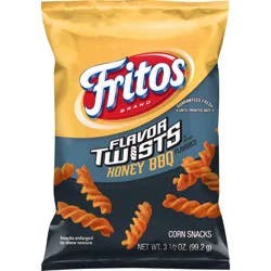 Fritos Twists Corn Chips Honey Bbq - 3.5 Oz