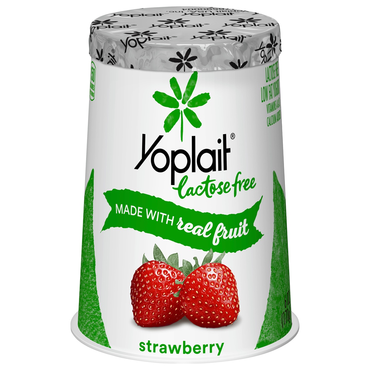 slide 1 of 1, Yoplait Lactose Free Yogurt, Strawberry, Gluten Free, 6.0 oz, 6 oz