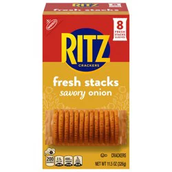 Nabisco Ritz Crackers Fresh Stacks Savory Onion Flavor 8 Pack