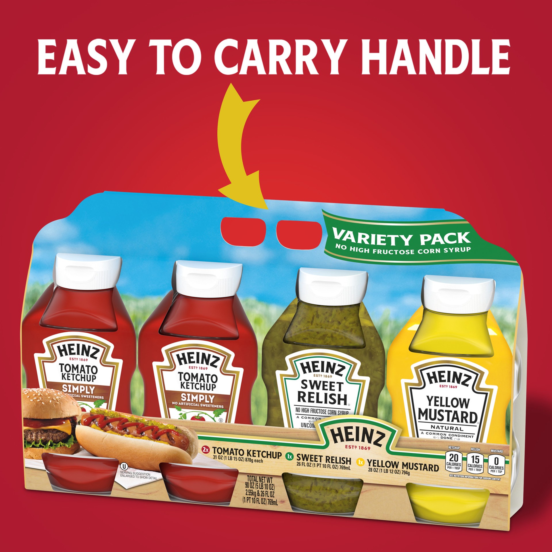 slide 9 of 10, Heinz Grill Pack 4 ea, 4 ct