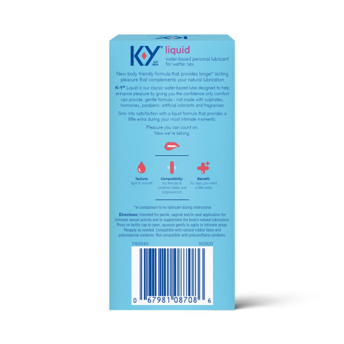 slide 2 of 2, K-Y Liquid Classic Smooth Personal Lubricant 2.4 fl oz, 2.4 fl oz