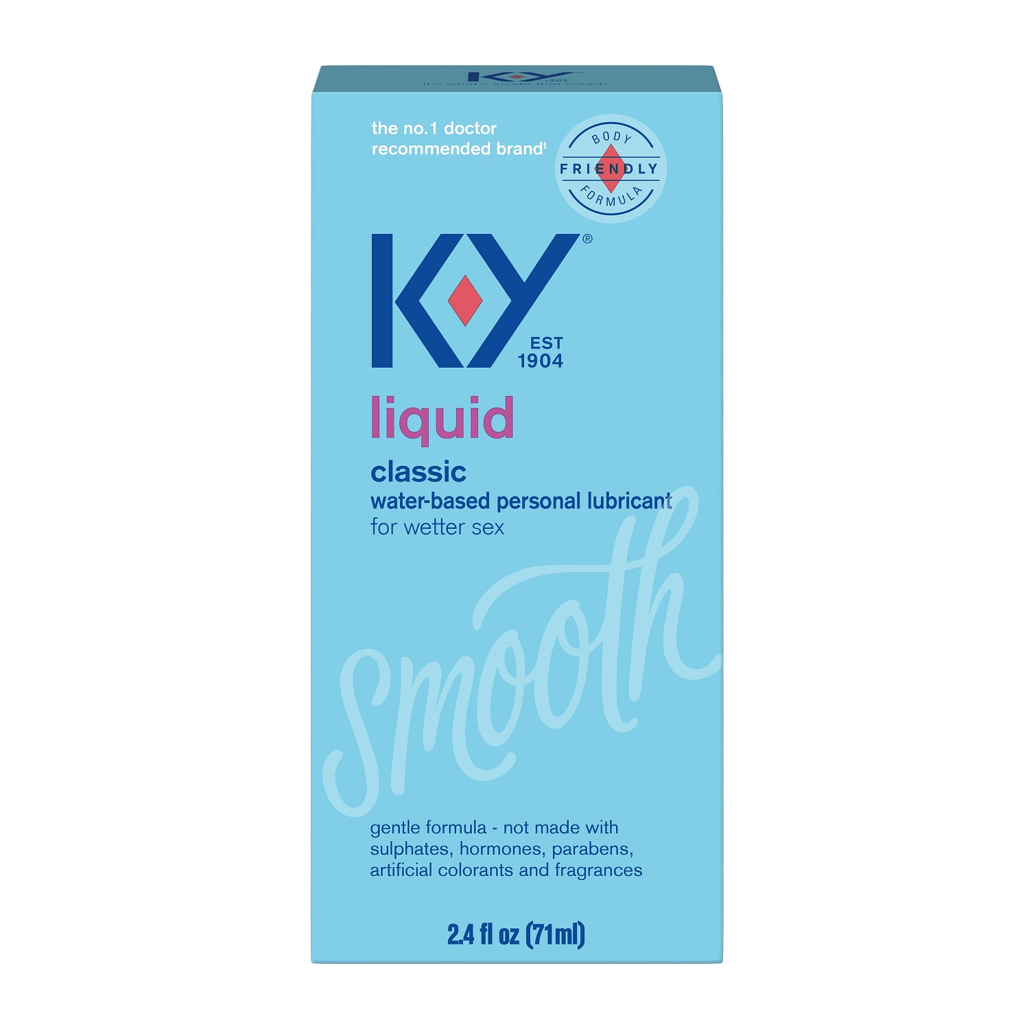 slide 1 of 2, K-Y Liquid Classic Smooth Personal Lubricant 2.4 fl oz, 2.4 fl oz