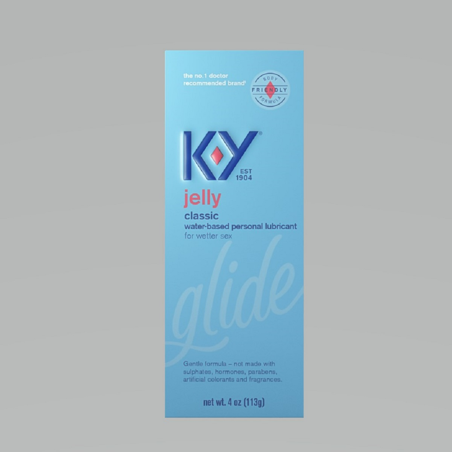 slide 1 of 2, K-Y Glide Jelly Classic Personal Lubricant 4 oz, 4 oz