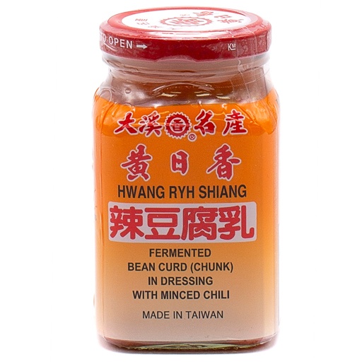 slide 1 of 1, Hwang Ryh Shiang Fermented Bean Curd Hot Sesame, 10.5 oz